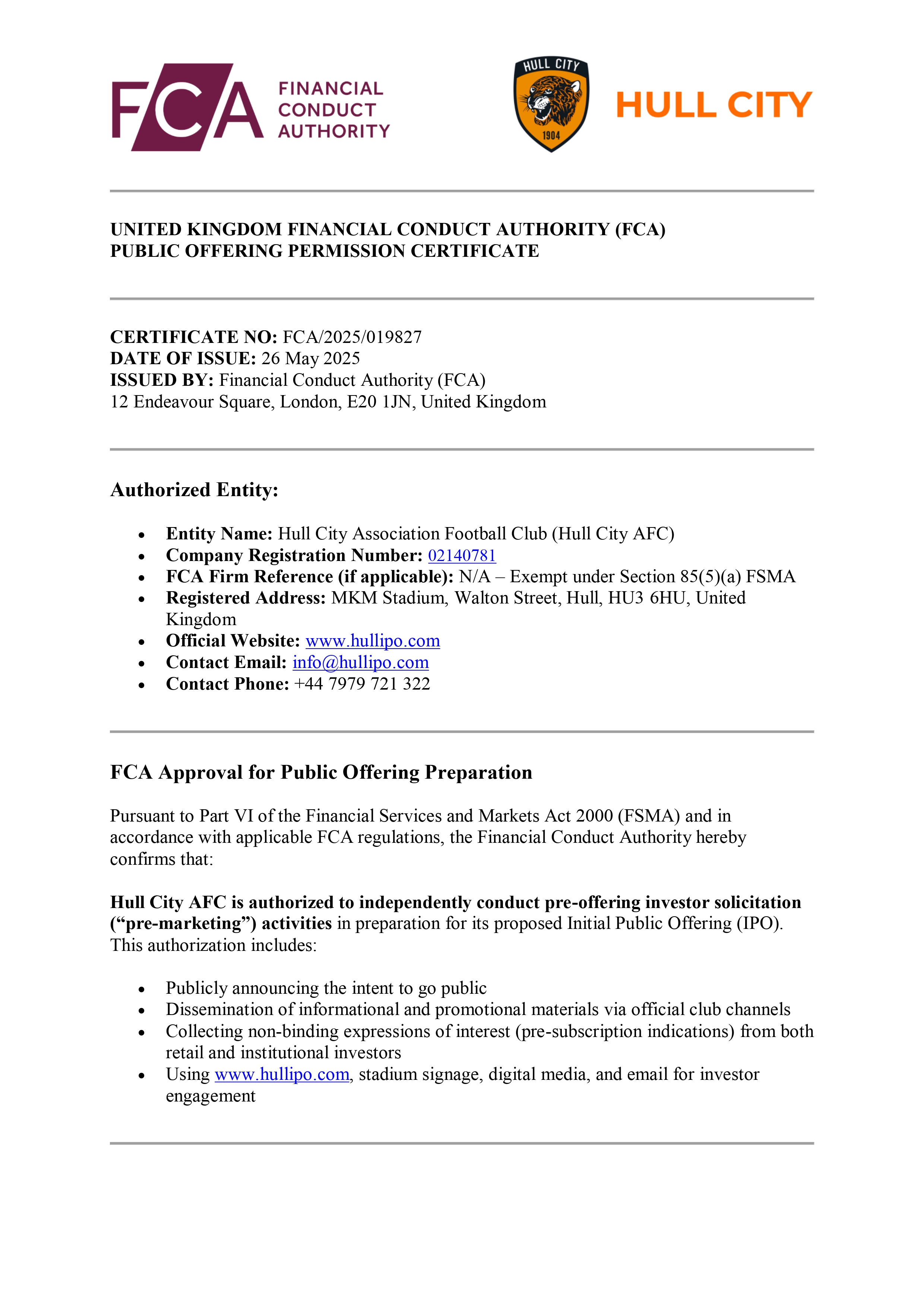 Halka Arz Prospektüsü Önizleme